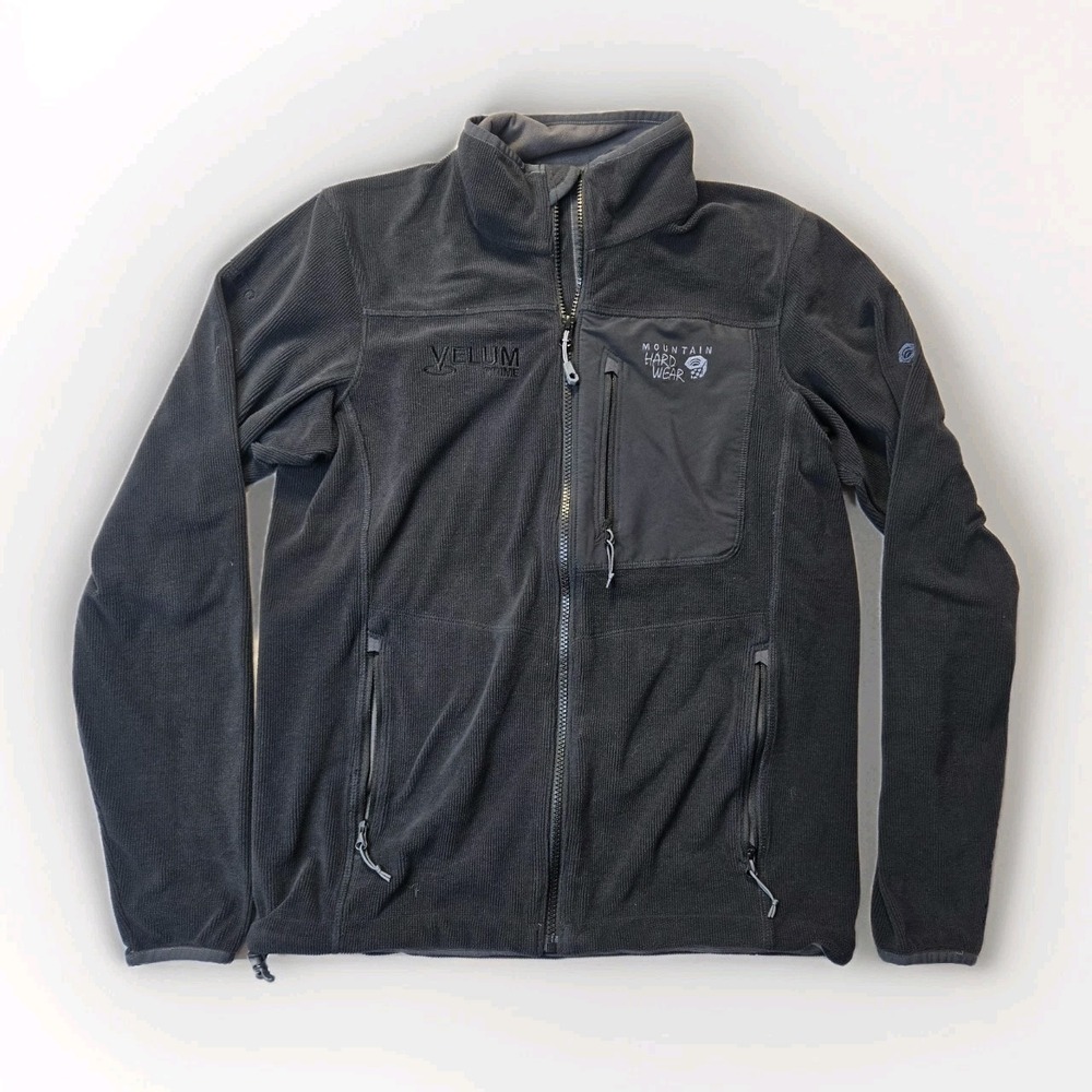 Mountain Hardwear Black Full‎ Zip Scrambler Jacket Mens Sz Small Outdoors Hiking